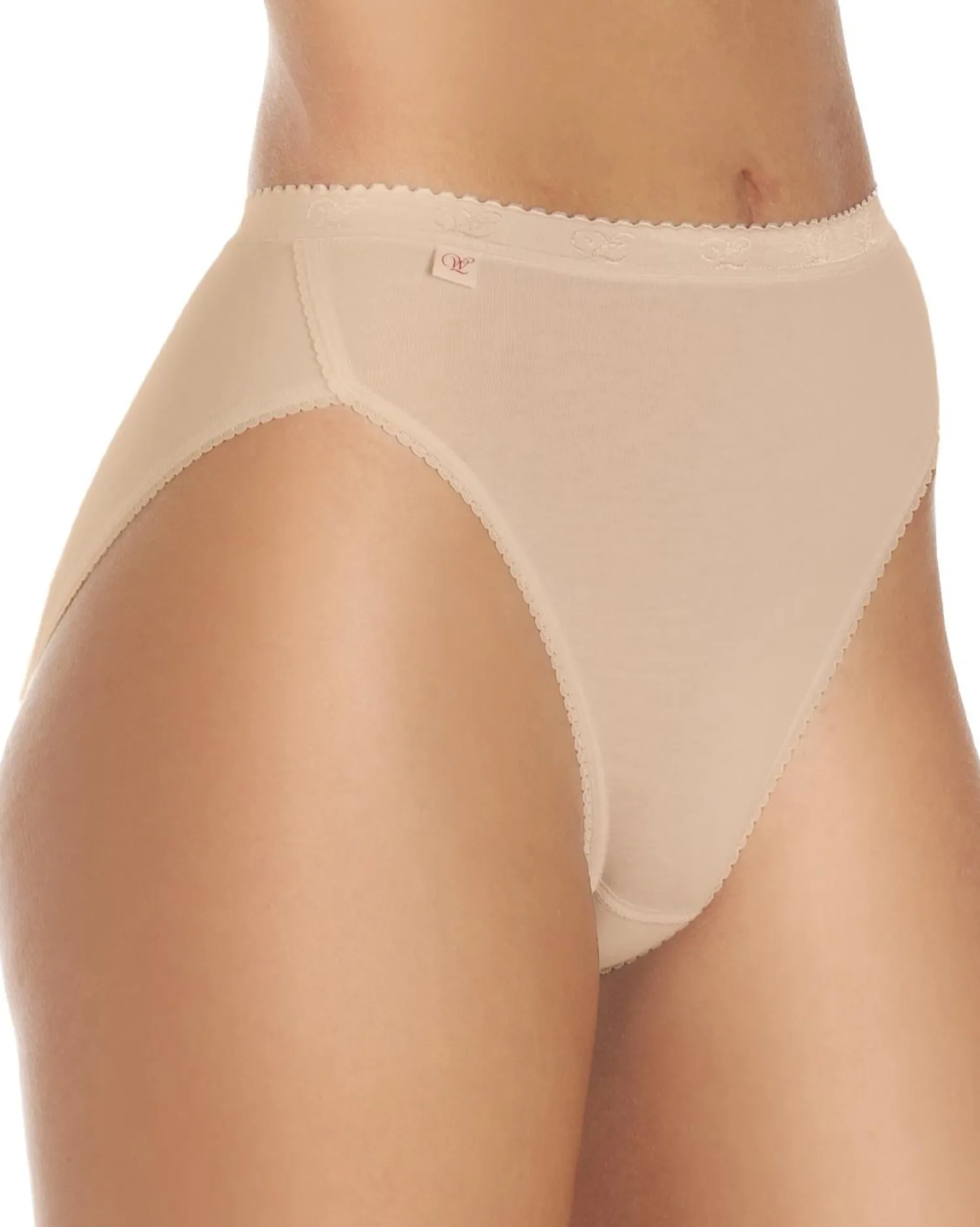 pairs_wysteria_lane_high_2.webp Wysteria Lane Knickers | 3 Pairs High Leg Classic Brief - Beige