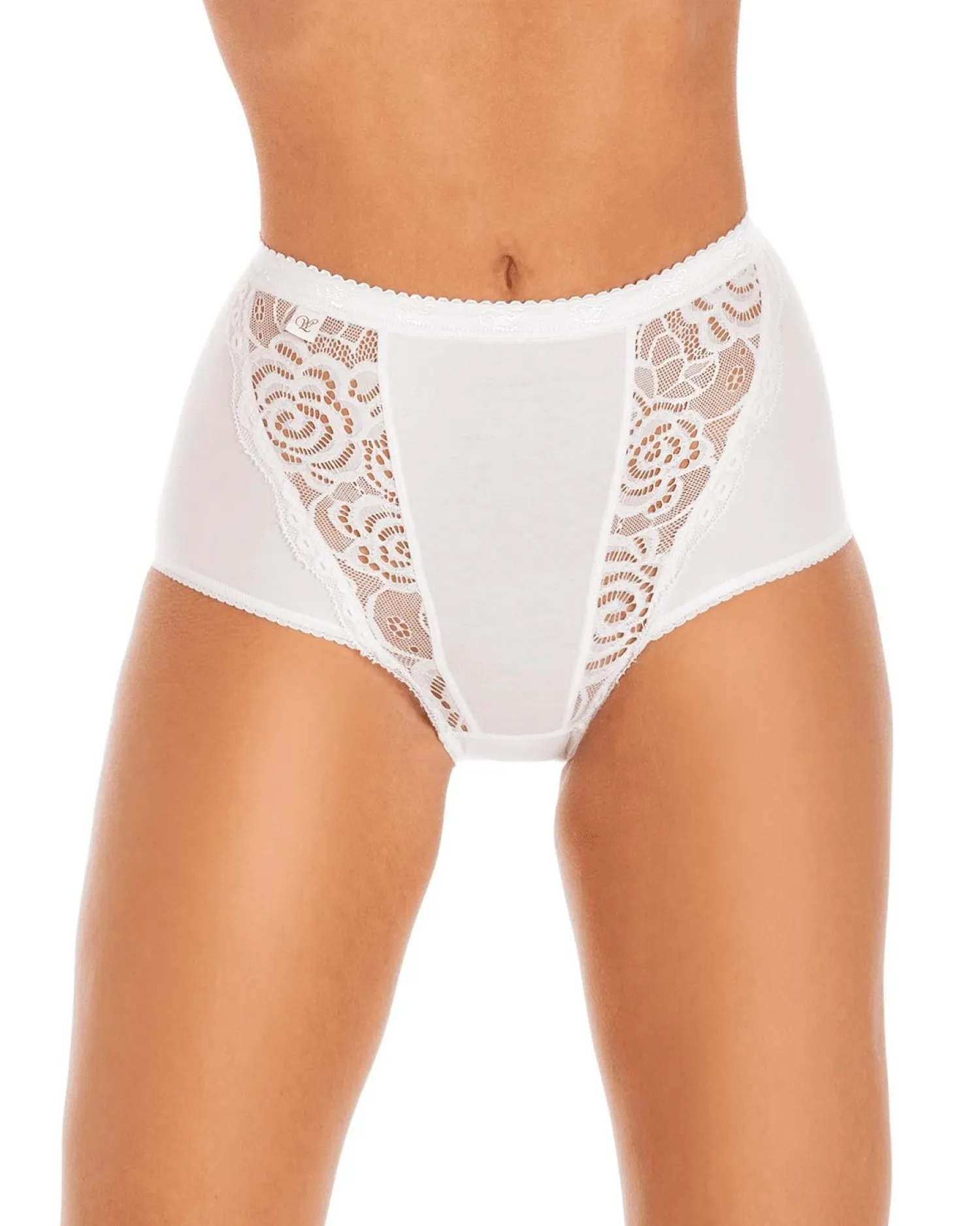 pairs_wysteria_lane_maxi_0-2.webp Wysteria Lane Knickers | 3 Pairs Maxi Lace Brief - White