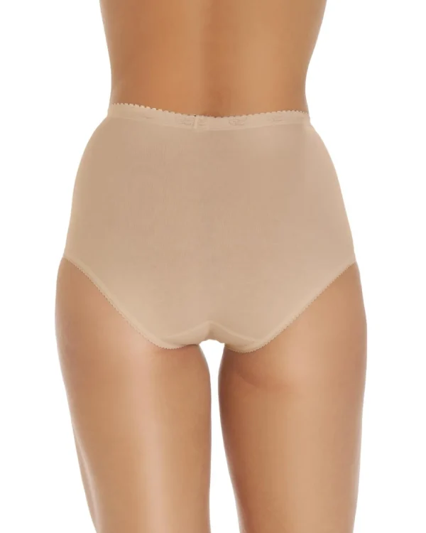 Wysteria Lane Knickers | 3 Pairs Maxi Lace Brief - Beige