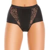 Wysteria Lane Knickers | 3 Pairs Maxi Lace Brief - Black