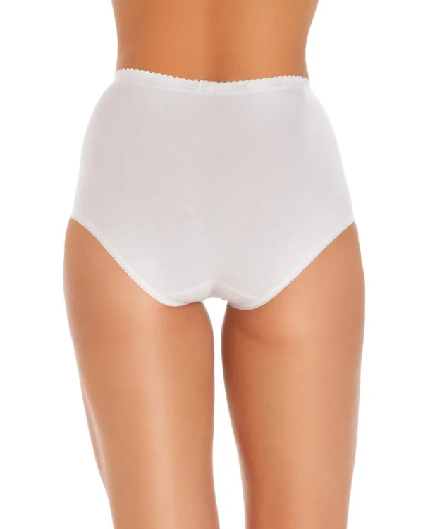 Wysteria Lane Knickers | 3 Pairs Maxi Classic Brief - White