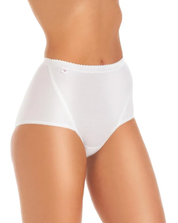 Wysteria Lane Knickers | 3 Pairs Maxi Classic Brief - White
