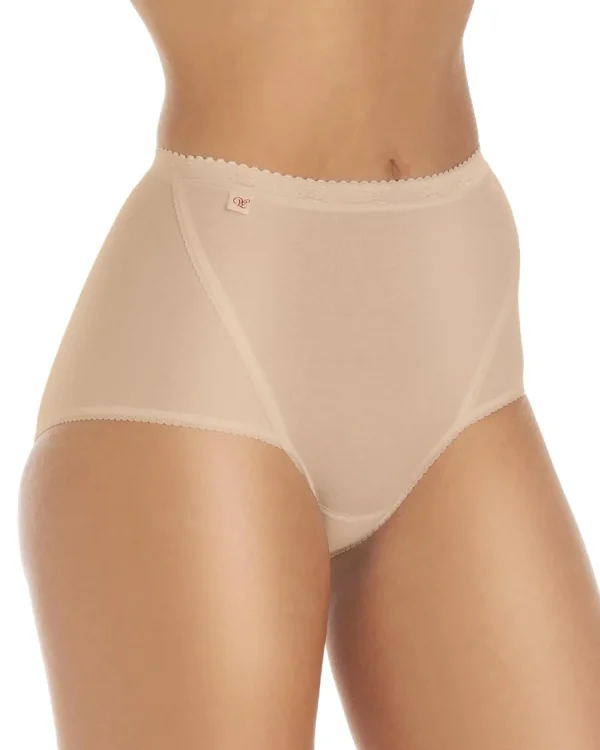 Wysteria Lane Knickers | 3 Pairs Maxi Classic Brief - Beige