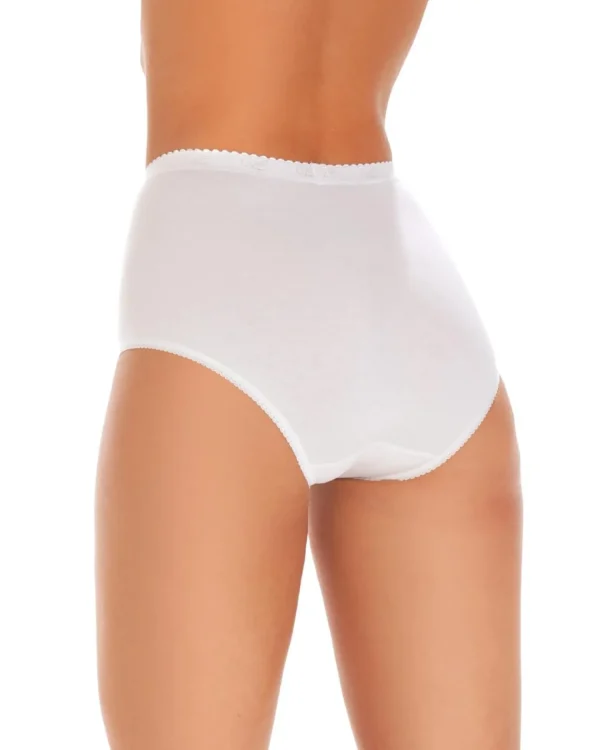 Wysteria Lane Knickers | 3 Pairs Maxi Classic Brief - White