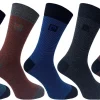 Men Pierre Cardin Mens 5 Pack Dress Socks - Feeder Stripe