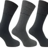 Men Pierre Cardin Mens 3 Pack Dress Socks - Grey