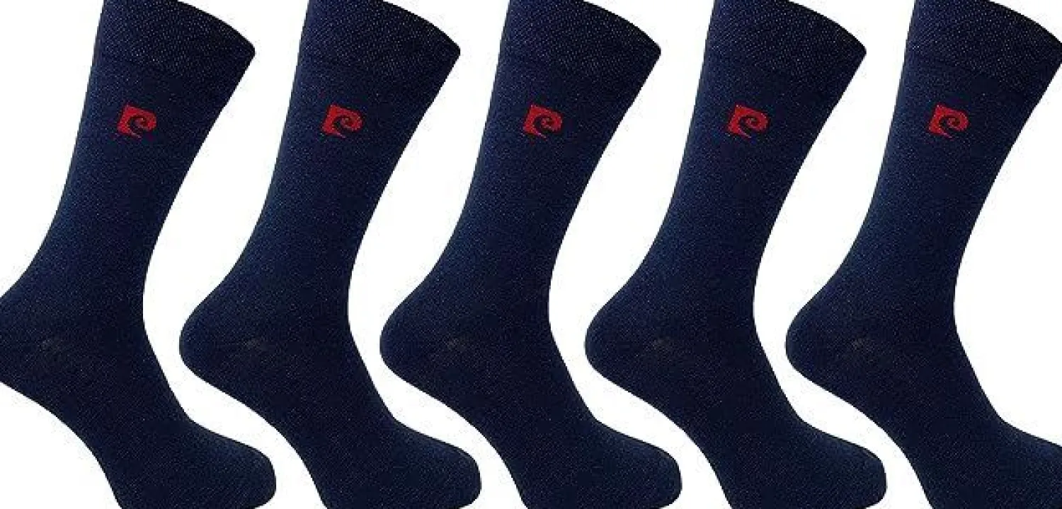 pierre_cardin_mens__pack__0-5.webp Men Pierre Cardin Mens 5 Pack Dress Socks - Navy