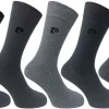 Men Pierre Cardin Mens 7 Pack Dress Socks - Grey