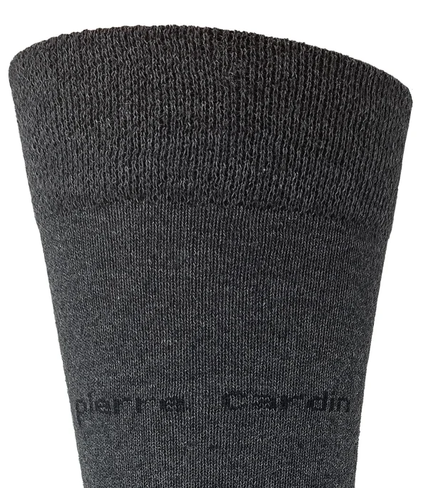 Men Pierre Cardin Mens 3 Pack Dress Socks - Grey