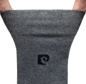 Men Pierre Cardin Mens 7 Pack Dress Socks - Grey