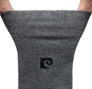 Men Pierre Cardin Mens 5 Pack Dress Socks - Charcoal