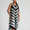 Pistachio Dresses | Tie Dye Summer Dress - Black