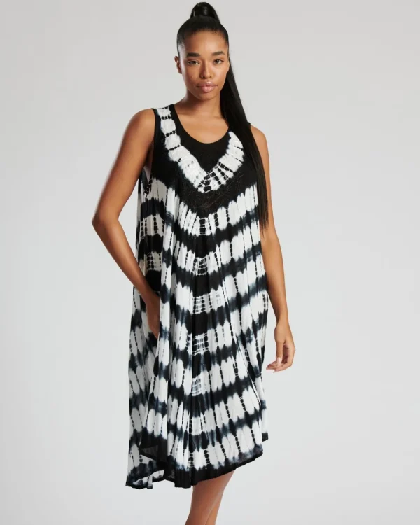 Pistachio Dresses | Tie Dye Summer Dress - Black