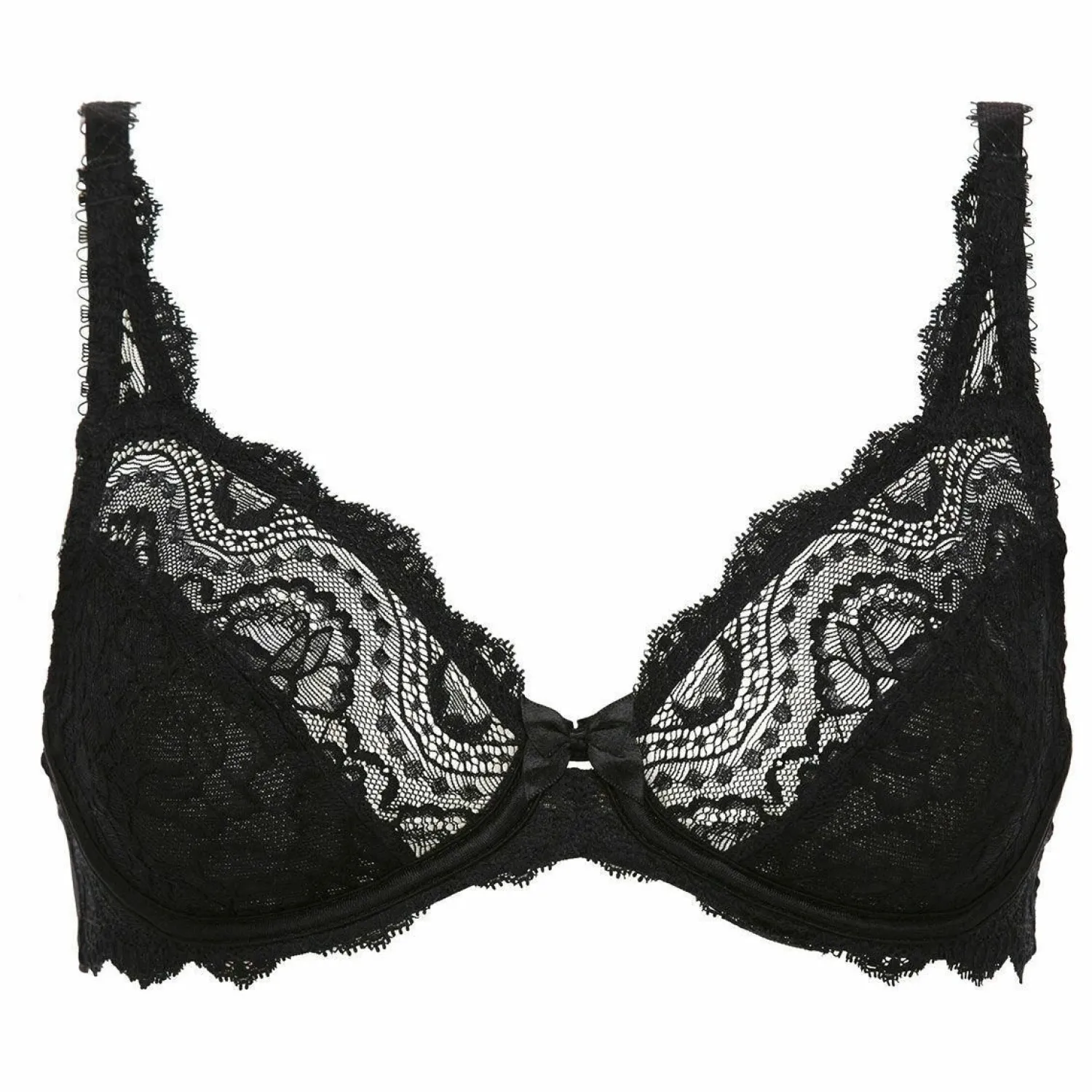 playtex_flower_elegance_l_1-1.webp Playtex Bras | Flower Elegance Lace Bra - Black