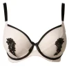 Pour Moi Bras | Boudoir Underwired Bra - Oyster/Black