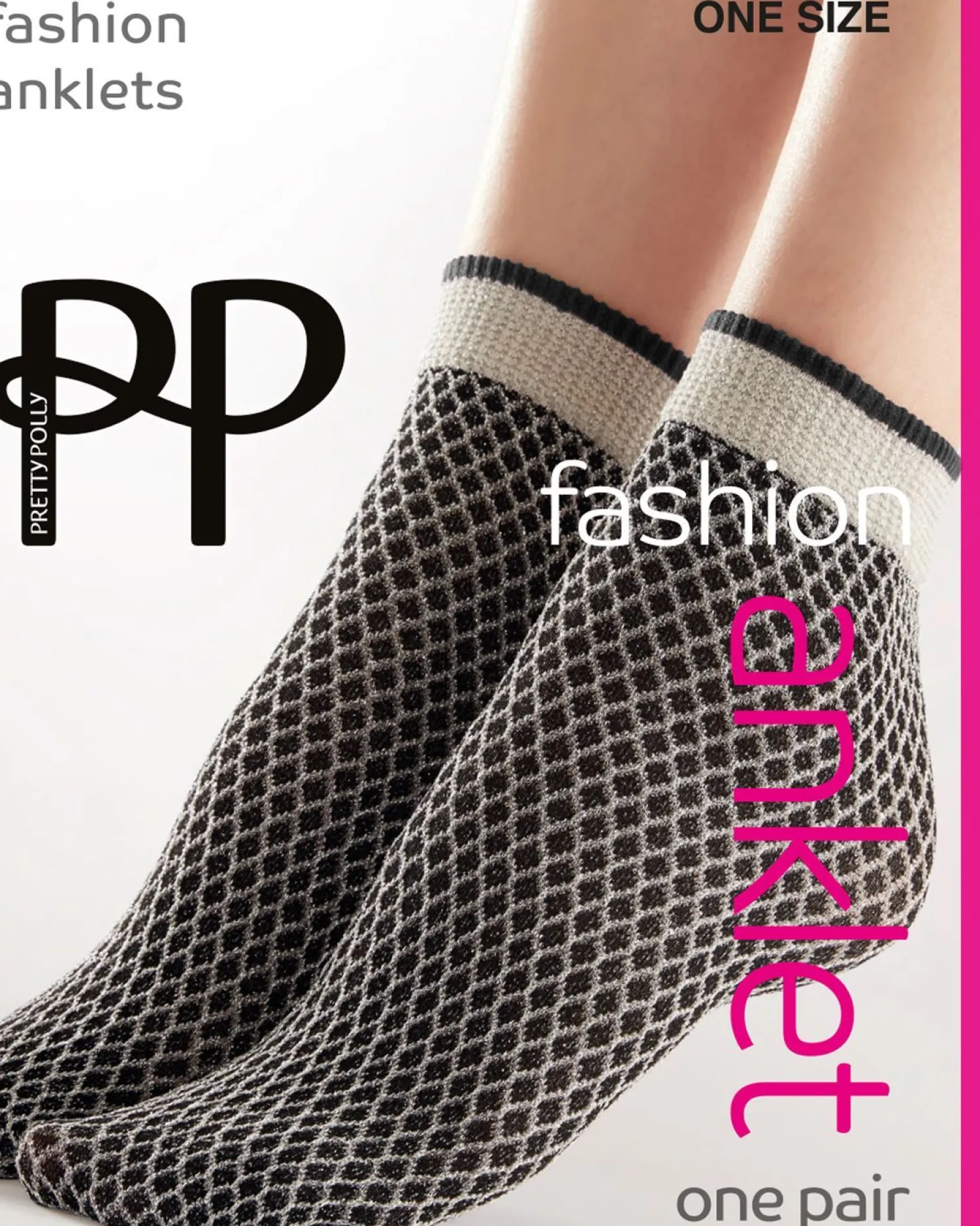 pretty_polly_black_sparkl_2.webp Pretty Polly Socks | Black Sparkle Net Effect Anklet Socks