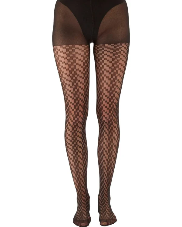 Pretty Polly Tights | Cubist Chevron Pattern Tights