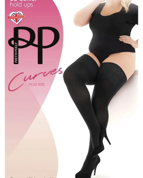 Pretty Polly Hold Ups & Stockings | Curves 60 Denier Hold Ups