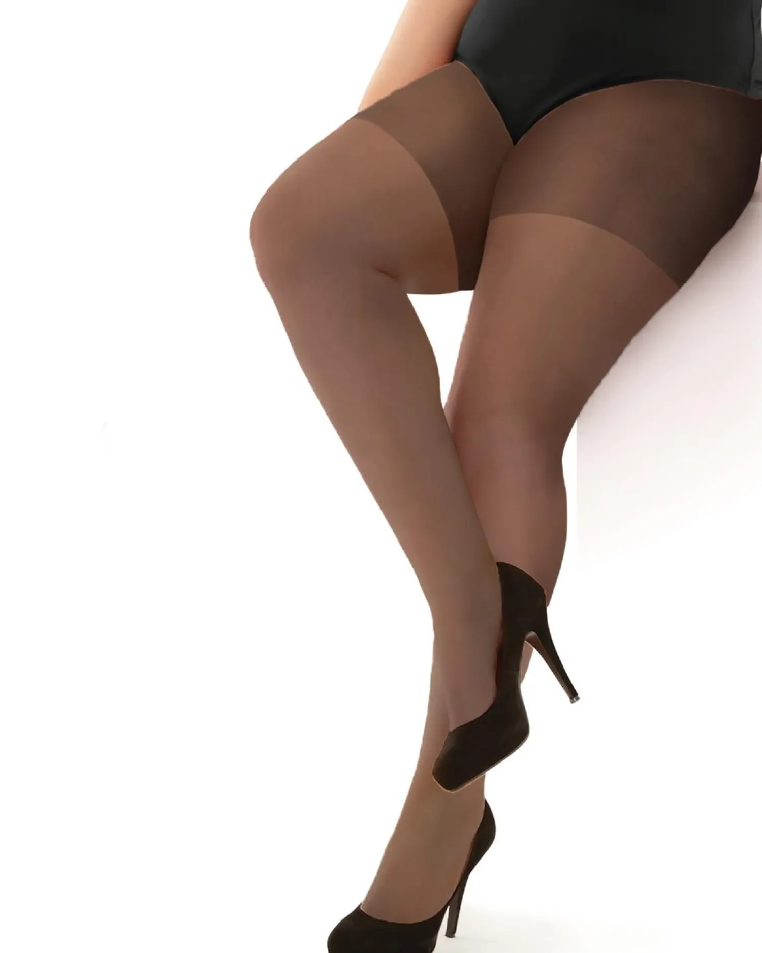 pretty_polly_curves__pack_1-6.webp Pretty Polly Tights | Curves 3 Pack Ladder Resist Tights - Barely Black