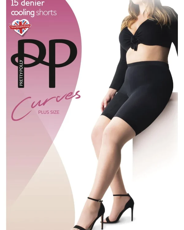 Pretty Polly Tights | Curves Cooling Shorts - Nude
