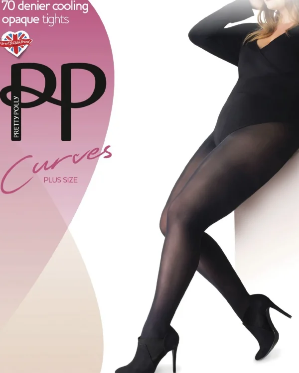 Pretty Polly Tights | Curves Cooling Opaque Tights