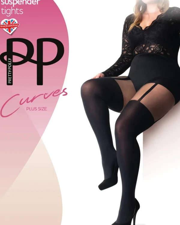 Pretty Polly Tights | Curves Pin Dot Tights
