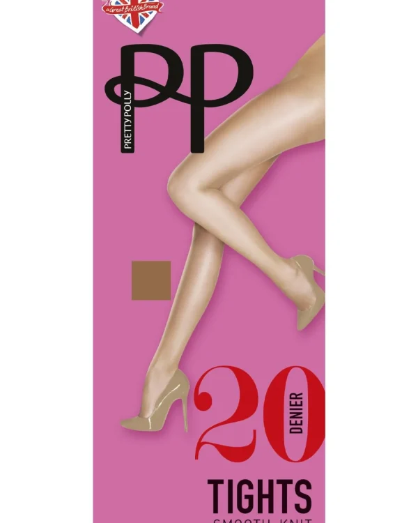 Pretty Polly Tights | Everyday 20 Denier Smooth Knit Tights - Chiffon