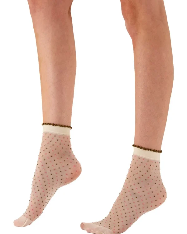 Pretty Polly Socks | Multi Spot Anklet Socks