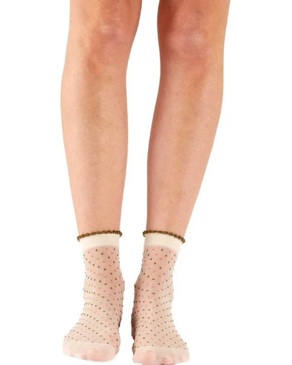 Pretty Polly Socks | Multi Spot Anklet Socks