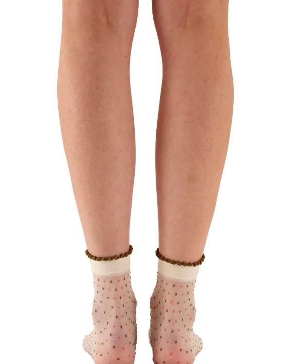 Pretty Polly Socks | Multi Spot Anklet Socks