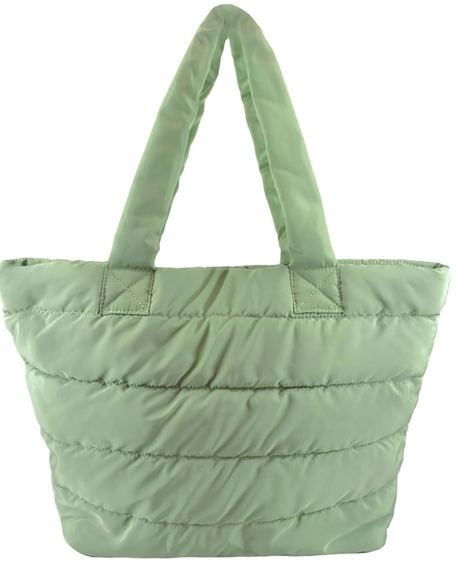 puffer_style_tote_bag__sa_0.webp * Bags | Puffer Style Tote Bag - Sage