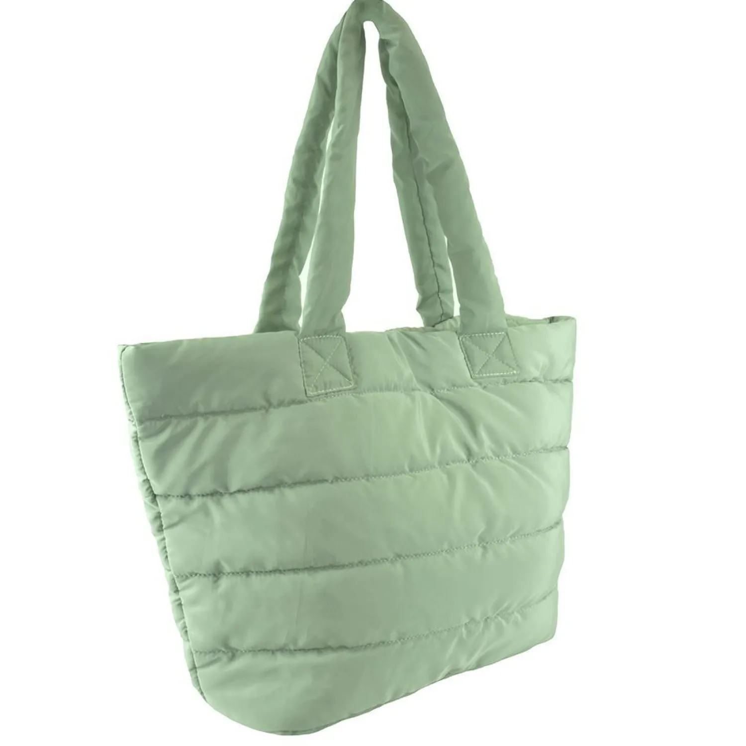 puffer_style_tote_bag__sa_1.webp * Bags | Puffer Style Tote Bag - Sage