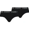 Men Puma 2 Pack Basic Briefs - Black/Black