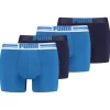 Men Puma 4 Pack Boxer Shorts - Blue