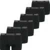 Men Puma 6 Pack Boxer Shorts - Black/Black
