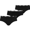 Puma Knickers | 3 Pack Cotton Stretch Hipster Brief - Black
