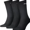 Men Puma 3 Pack Crew Socks - Black
