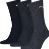Men Puma 3 Pack Crew Socks - Navy