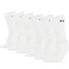 Men Puma 6 Pack Crew Socks - White
