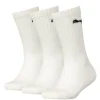 Kids Puma 3 Pack Kids Crew Socks - White