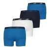 Men Puma 4 Pack Solid Boxer Short - Blue Combo