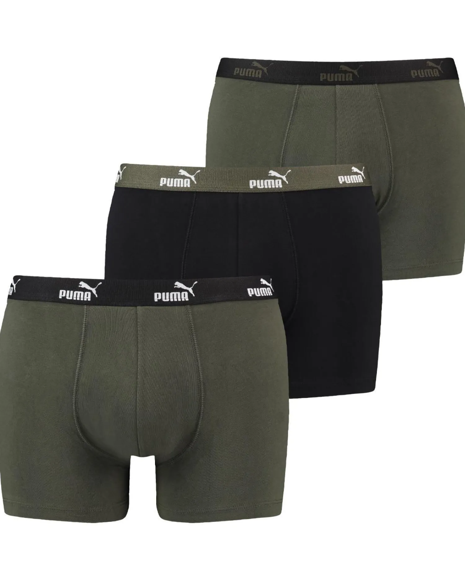 puma__pack_solid_boxer_sh_1-3.webp Men Puma 3 Pack Solid Boxer Short - Dark Green