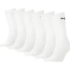 Men Puma 6 Pack Sport Crew Socks - White