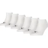 Men Puma 6 Pack Sports Sneaker Socks - White