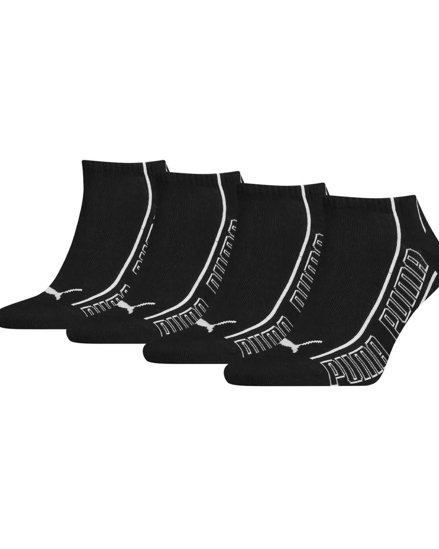 puma__pack_striped_sneake_0.webp Men Puma 4 Pack Striped Sneaker Socks - Black