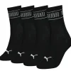 Puma Socks | Womens 4 Pack Socks - Black