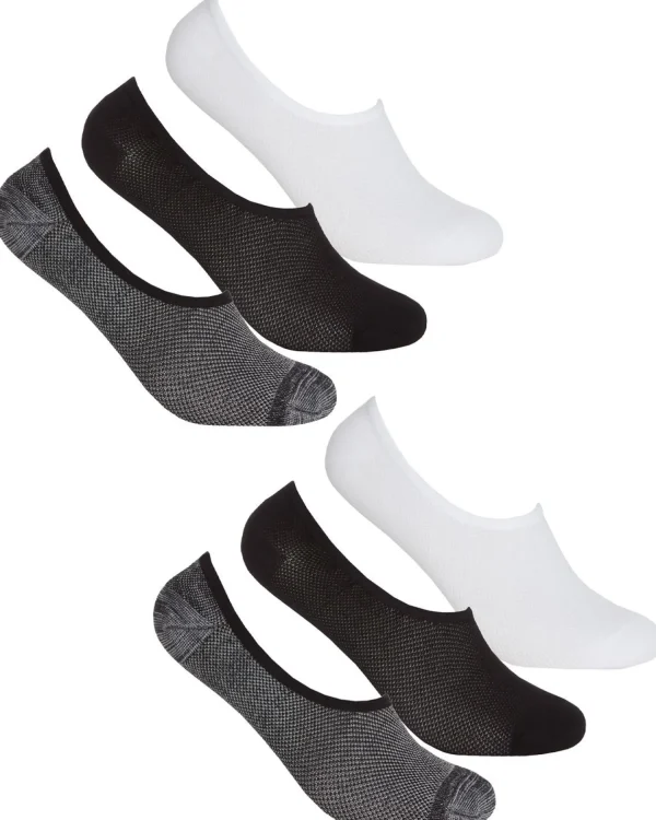 RedTag Socks | Womens 6 Pack Invisible Trainer Liner Socks