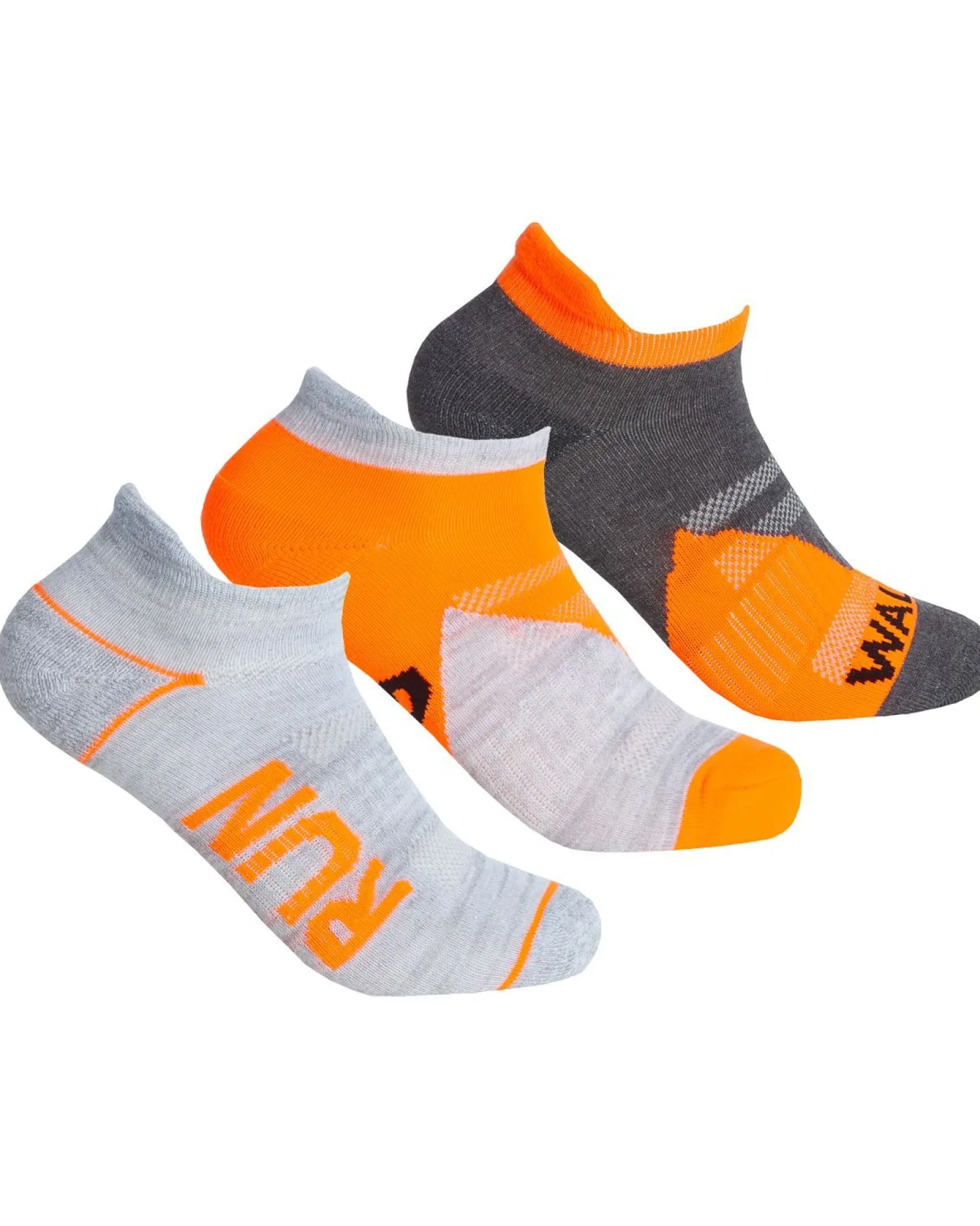 redtag_womens__pack_sport_2-3.webp RedTag Socks | Womens 6 Pack Sport Trainer Socks - Neon Mix