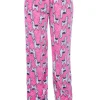Kids Selena Girl Llama Lounge Pants - Pink