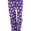 Kids Selena Girl Unicorn Lounge Pants - Purple
